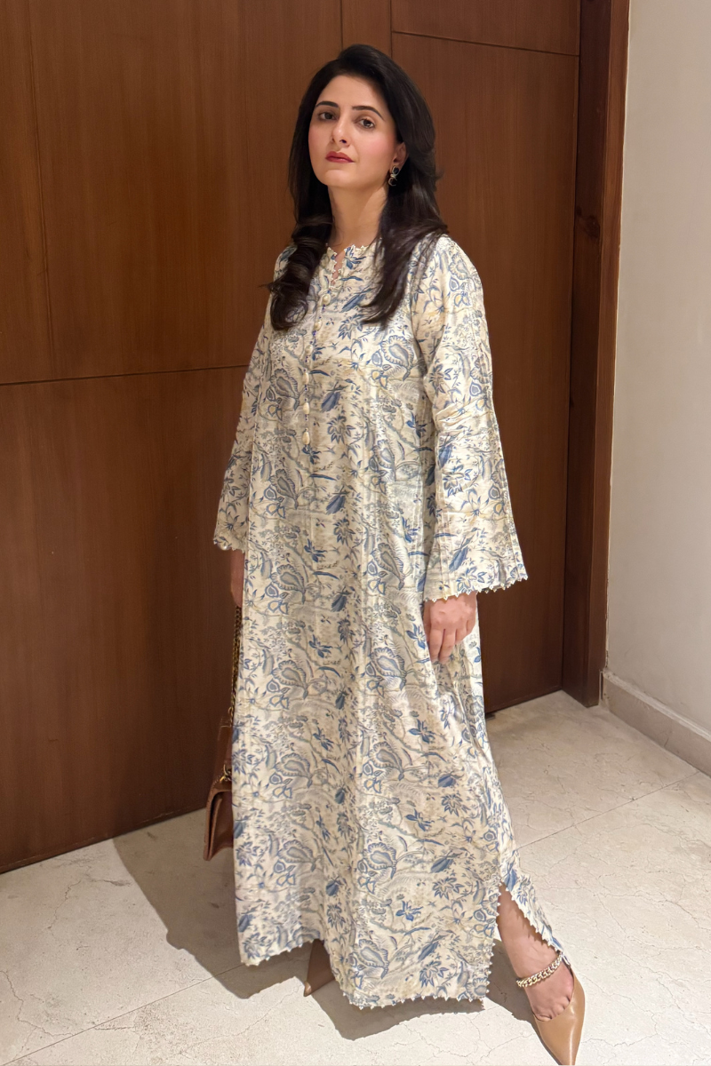 Serene Flora Kaftan